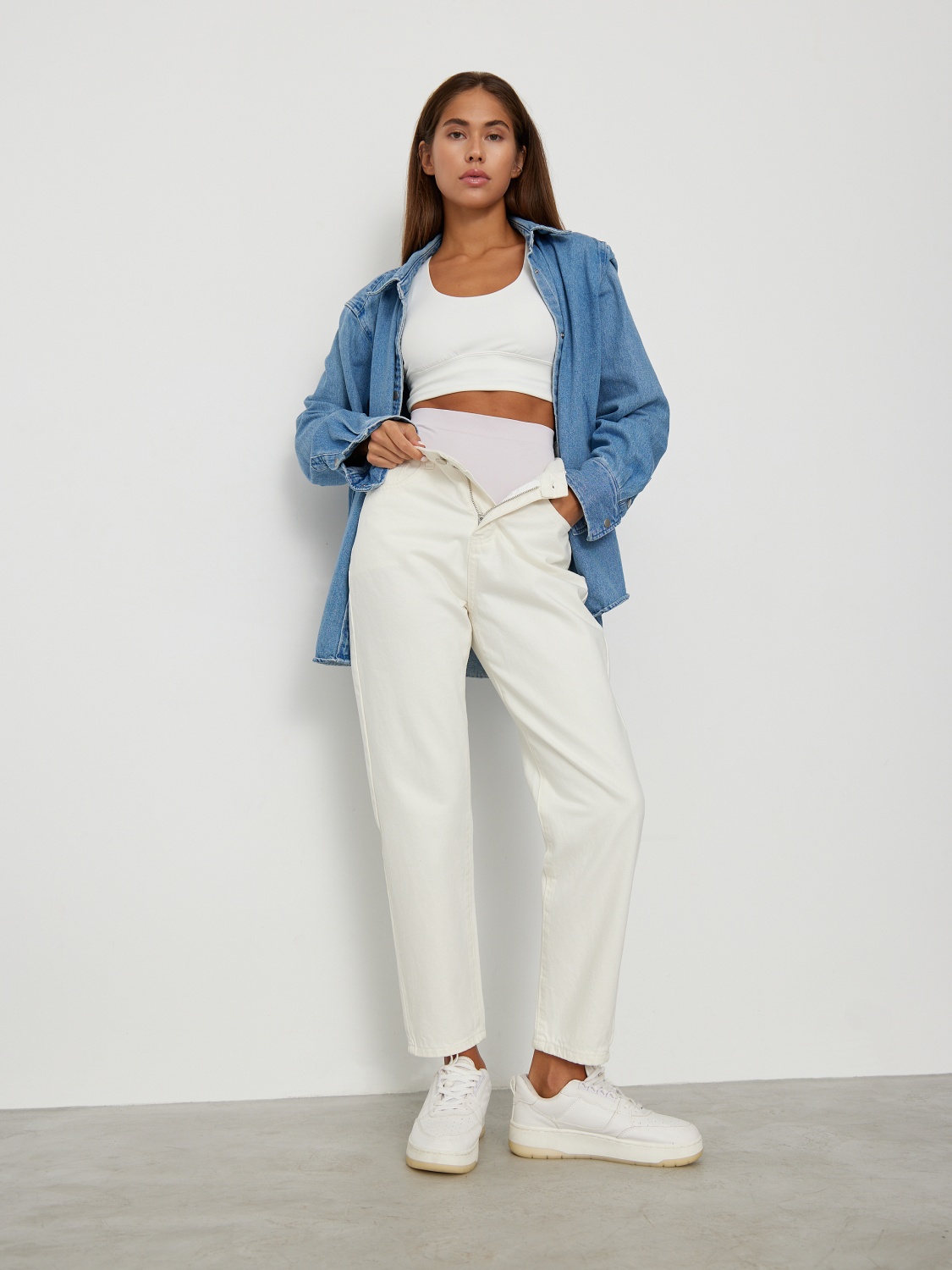 Джинсы MOM FIT